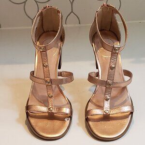 Golden Bronze Jack Rogers Gladiator Style Open Toe Sandal
